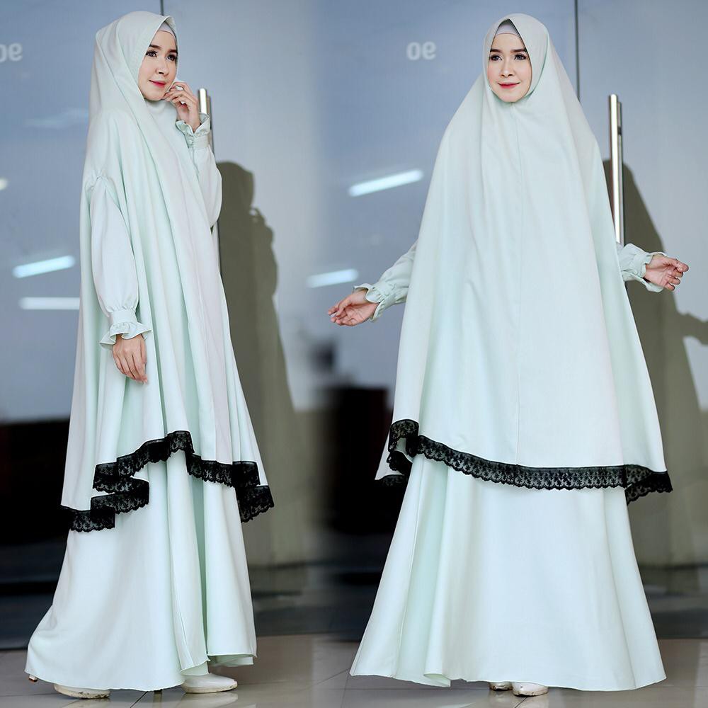 Sale Gamis Hijau Mint