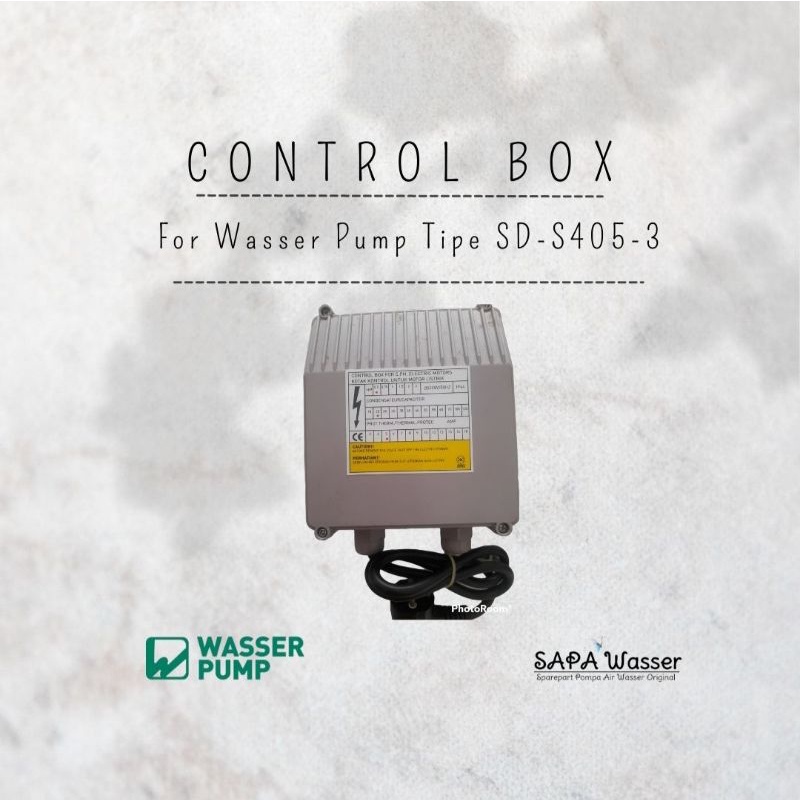 Control Box Kotak Kontrol Pompa Satelit Sumersible Wasser SD-S405-3