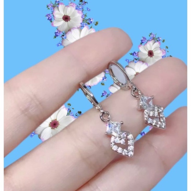 ANTING WANITA DESAIN MUTIARA BERLAPIS EMAS 18K ASLI IMPOR ANTI KARAT