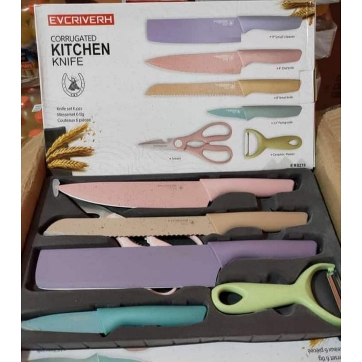 1set pisau EVCRIVERH