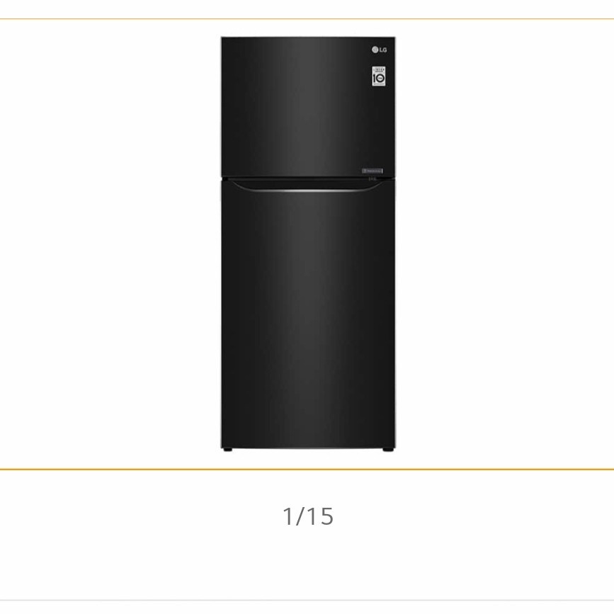 LG KULKAS 2PINTU GN-C422SXCL BLCK STEAL (NEW)