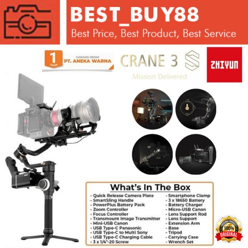 Zhiyun CRANE 3S PRO Handheld Stabilizer Gimbal Kamera