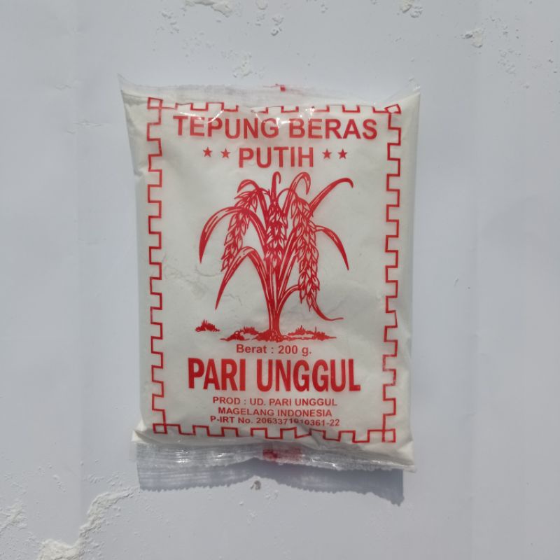 

TEPUNG BERAS PUTIH PARI UNGGUL Netto 200gr
