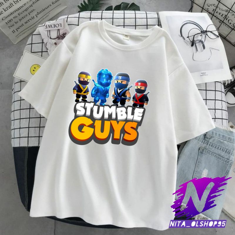 baju stumble guys ninja kaos anak stumble guys karakter