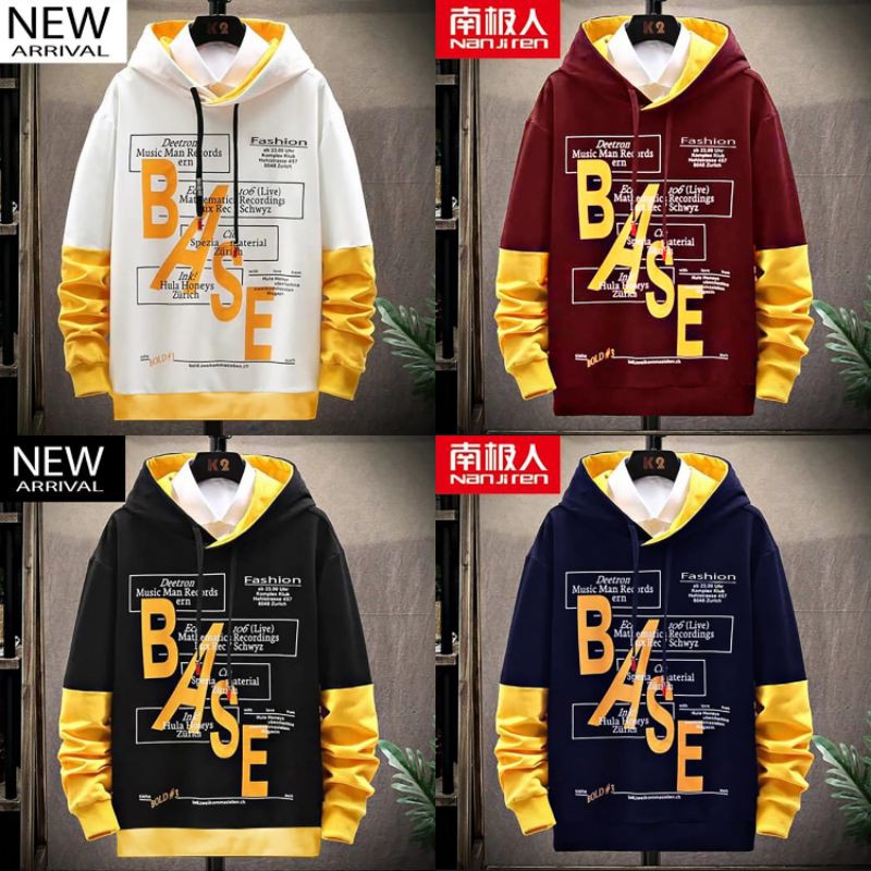 Baju Jaket Sweater Hoodie Pria Jumper Cowok Kualitas Premium Harvin Original