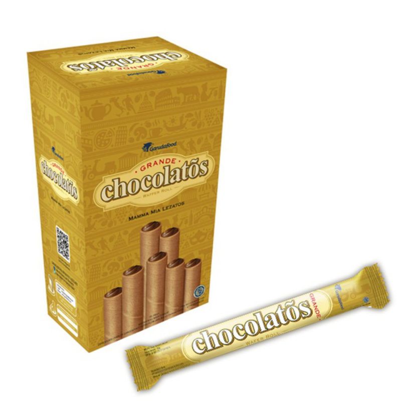 

Chocolatos wafer roll isi 24 pcs