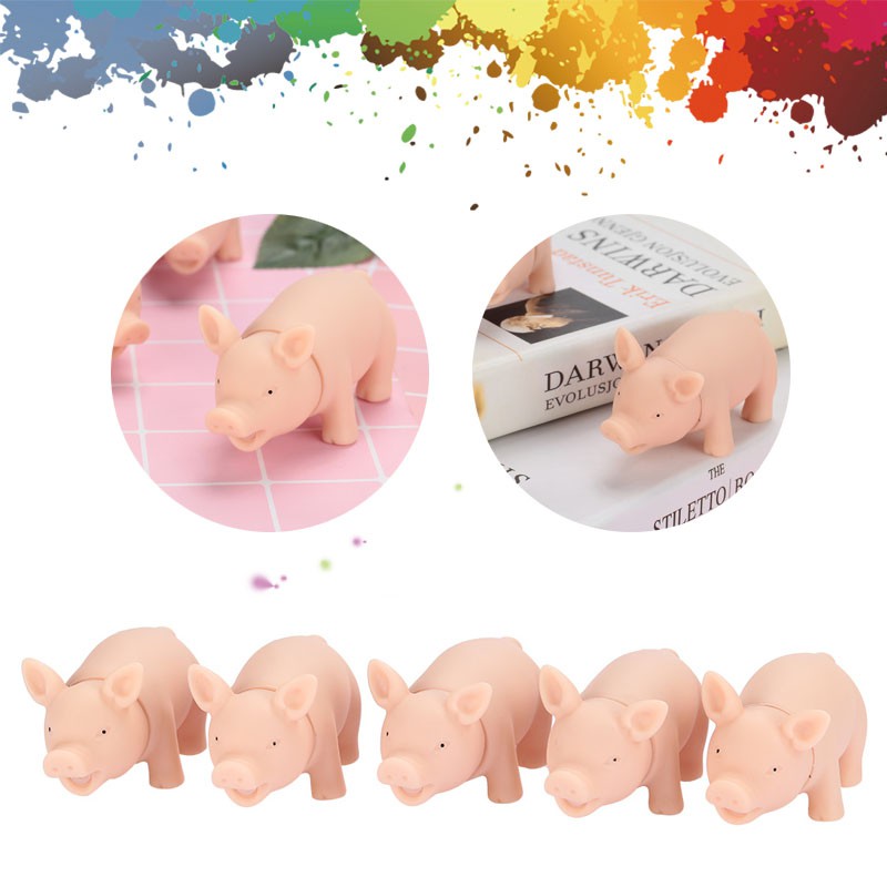 plastic pig toy