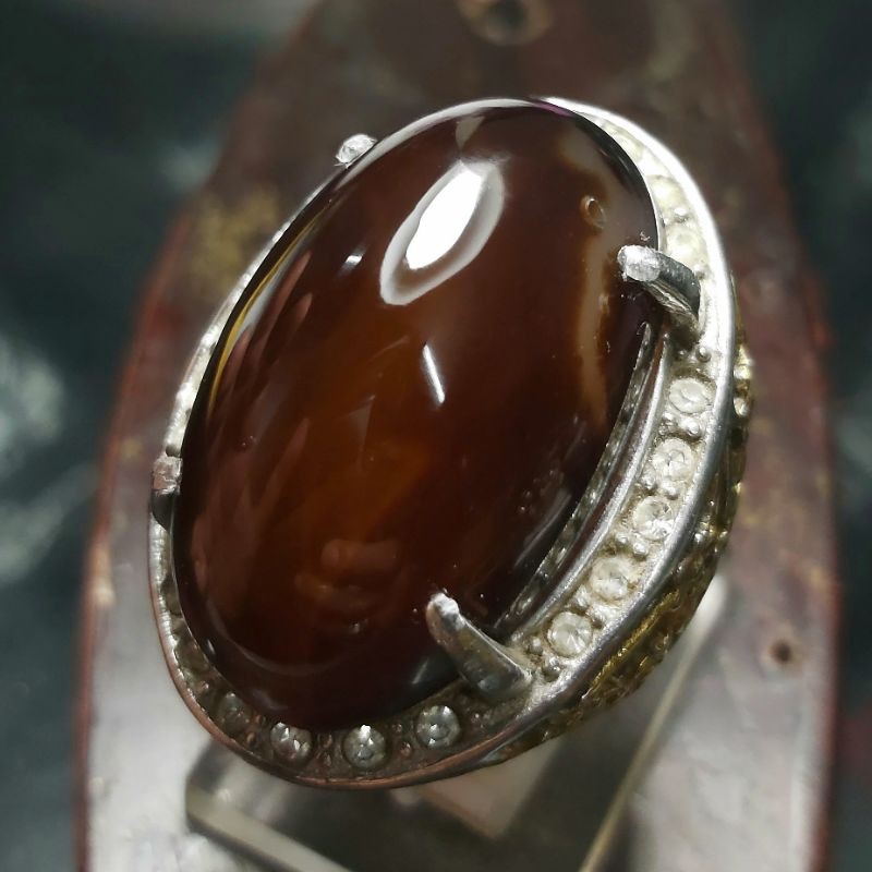 Yaman Wulung Motif - Cincin Batu Akik