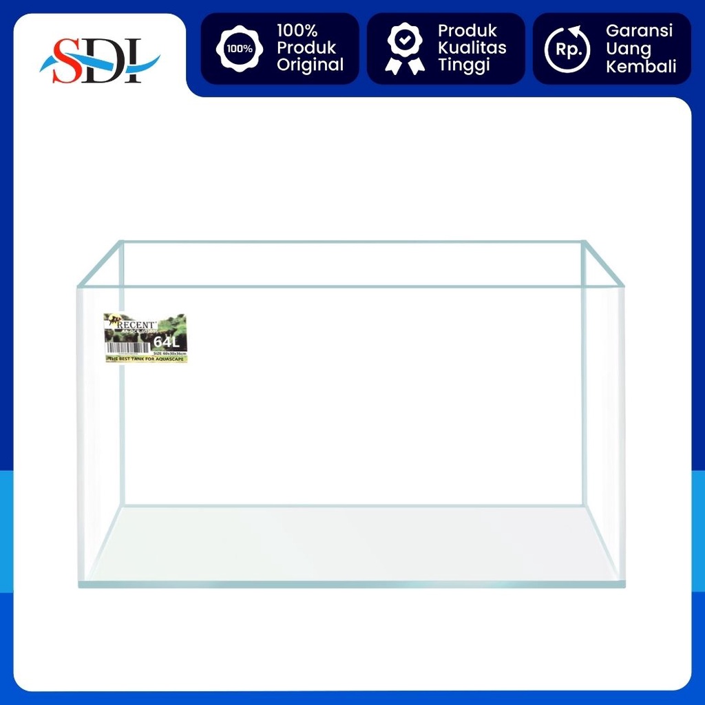 AQUARIUM KACA OPTIK CLEAR BENDING AA OCB 603036