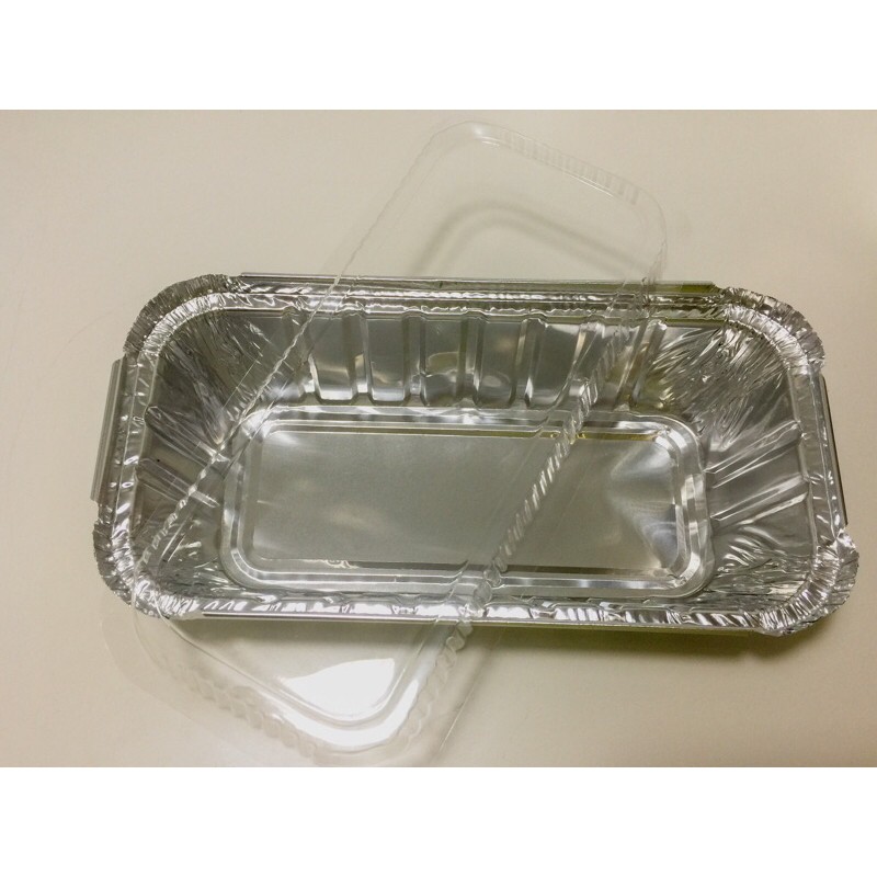 20 pcs Alumunium foil tray BX 1850 + tutup mika spaghetti lasagna schotel