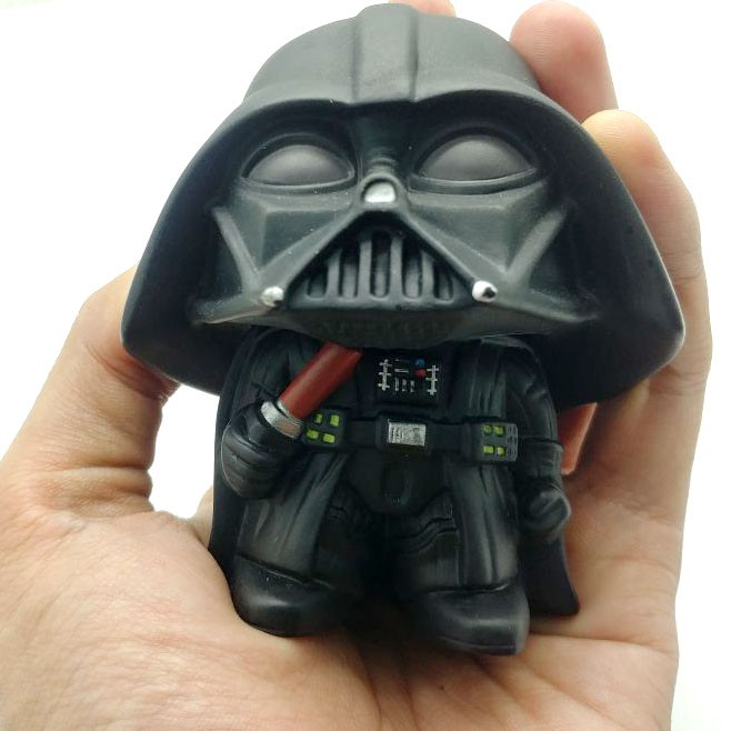 Boneka Goyang Mobil Action Figure Dart Vader Star Wars Series - Q - Black