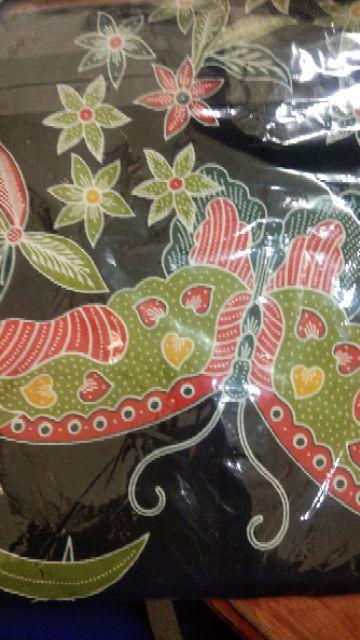 Tunik Batik Cibulan Kupu Merak Tunic Batik Cewek Seragam Batik Kerja Muslim Wanita Warna Solo Katun