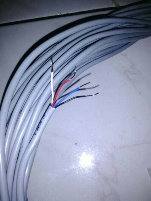 MURAH!! Kabel Telepon / PVC 2 Pair Supreme Isi 4 Meteran / Potongan