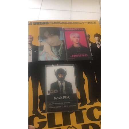 PHOTOCARD PC HAECHAN LENTI MARK JISUNG GLITCH MODE