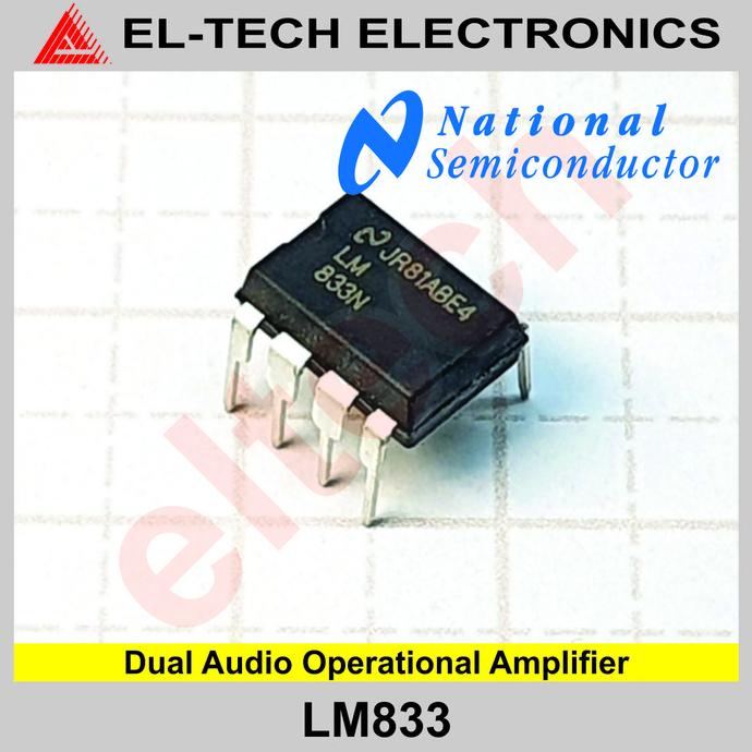 LM833 LM833N LM 833 833N Dual Audio Operational Amplifier elt3ch dijamin