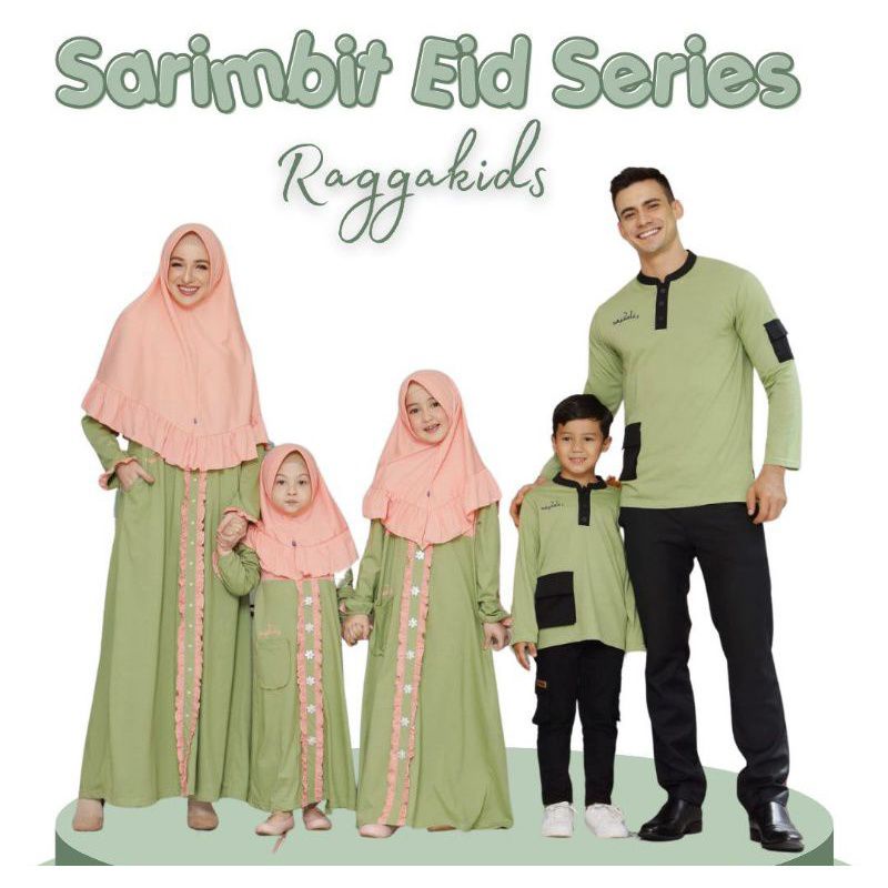 SARIMBIT RAGGAKIDS HIJAU RG 54 / GAMIS ANAK PEREMPUAN HIJAU RAGGAKIDS RG54 / SARIMBIT RAGGAKIDS