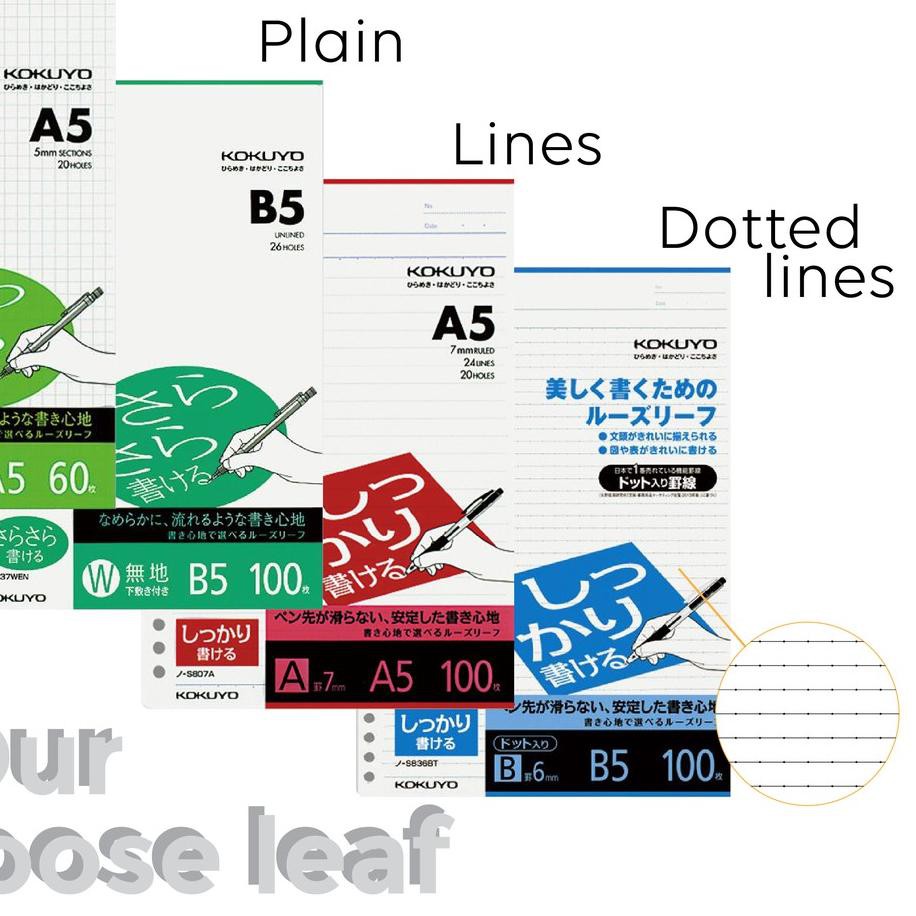 

(Termurah) th-32 * Campus Loose Leaf B5 Grid for Pencil Green !