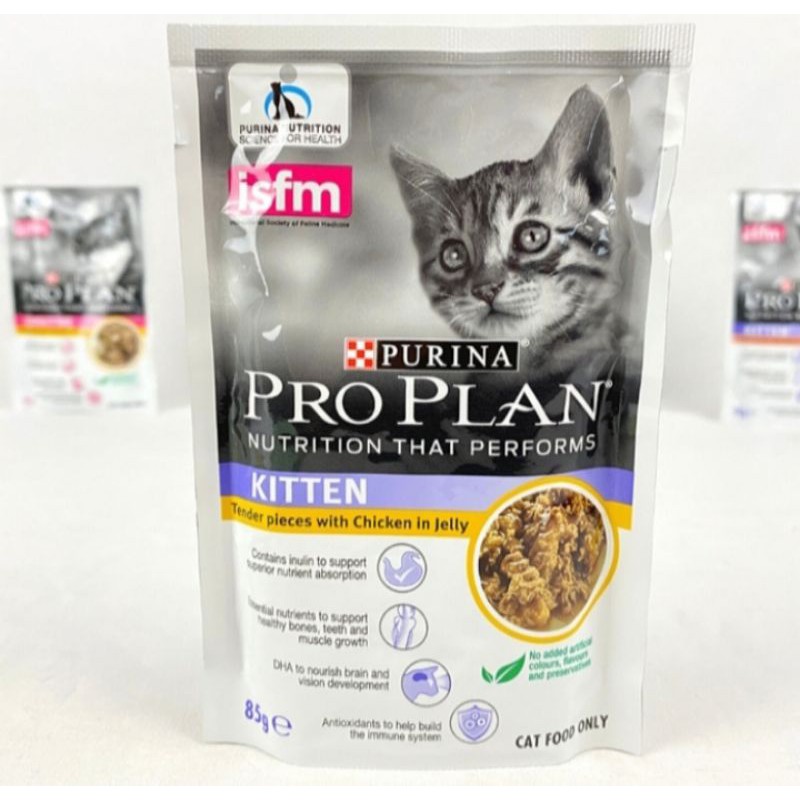 proplan pouch kitten chicken 85g - proplan sachet kitten chicken wetfood