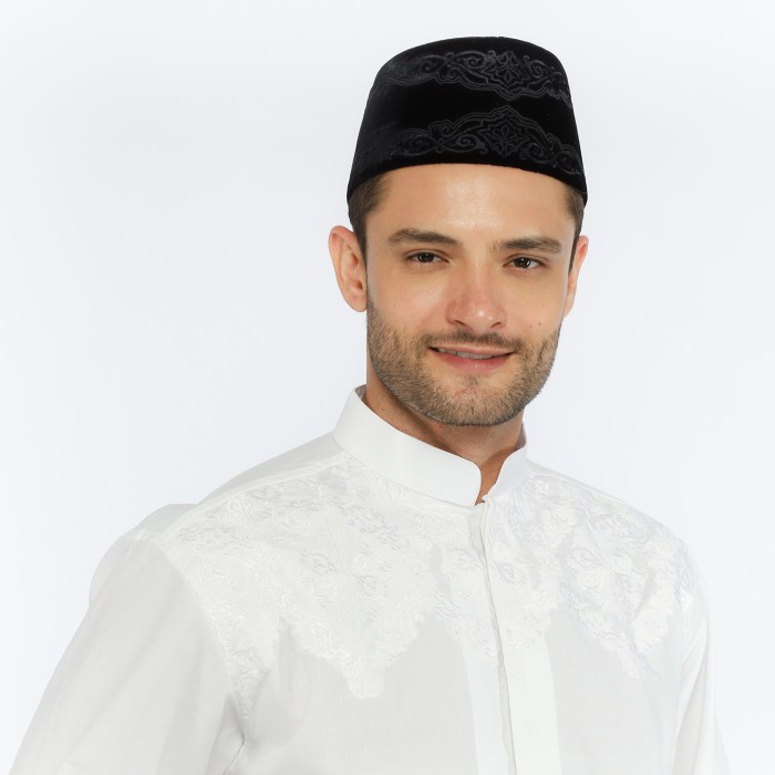 Songkok Peci Bhs Royal Bordir Tinggi 9 Motif 005
