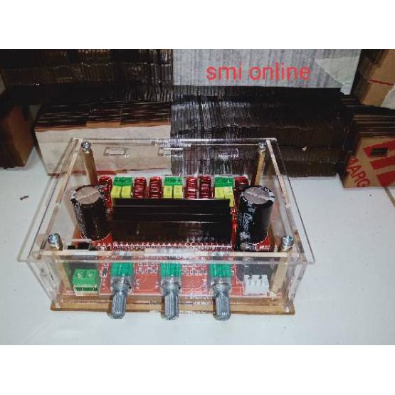 Flash Sale' box acrylic power class D tpa3116D2 2.1 <