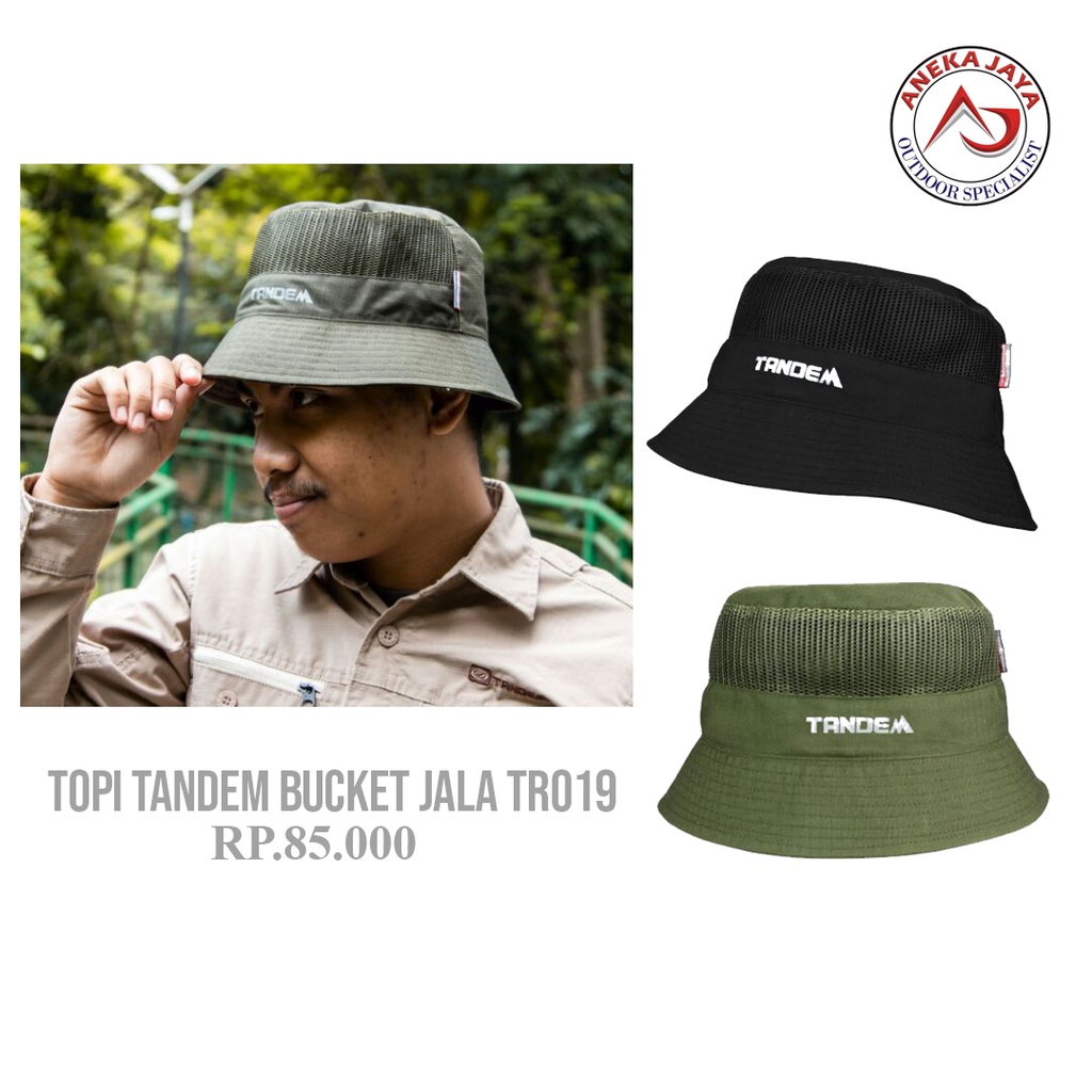 Topi Bucket Jala Hat Rimba Hiking TANDEM TR019