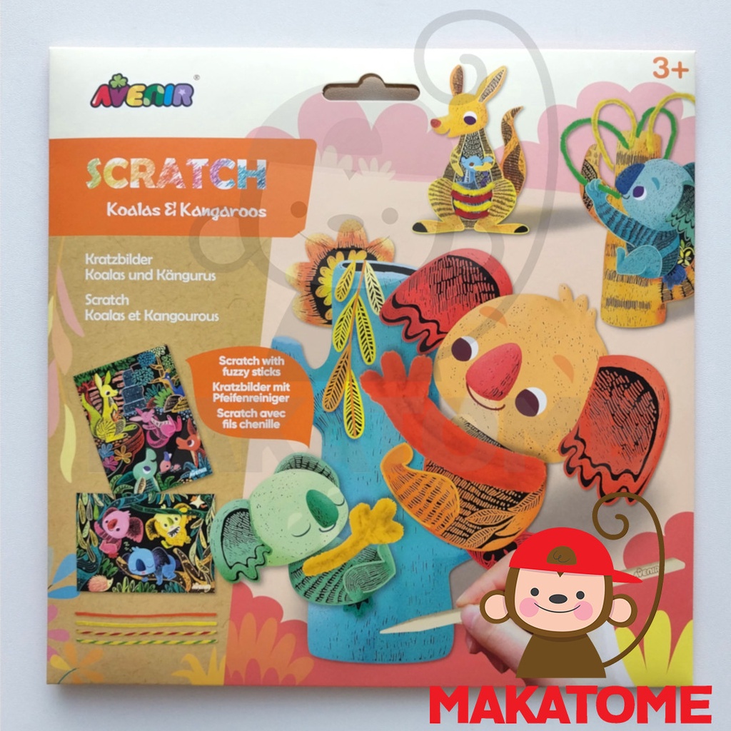 Jual Avenir Scratch Koala Kangaroo Koalas Kangaroos Drawing Gores
