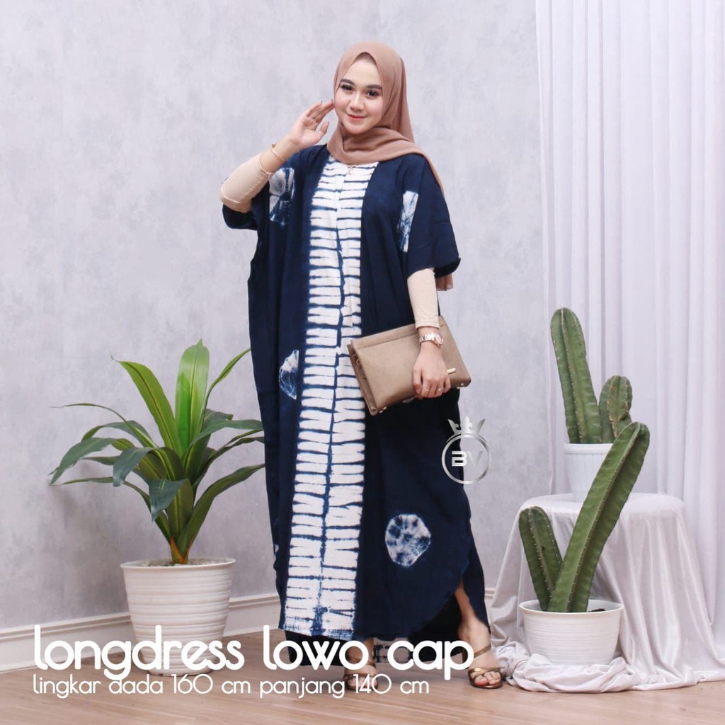 LONGDRESS JUMBO LOWO BATIK CAP ASHANTY/  DRESS KAFTAN / KAFTAN DRESS / DASTER DAILY / LONGDRESS  KAF