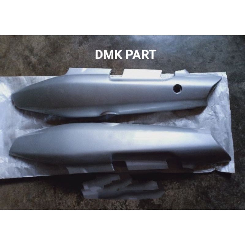 cover bodi belakang Suzuki Tornado Shogun kebo warna silver