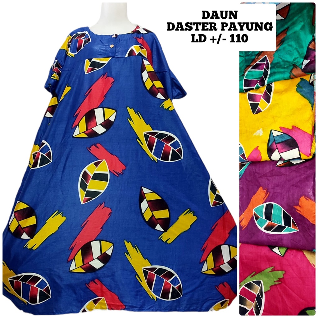 Daster Payung Busui Adem (bs Plh Motif) Dress Ibu Wanita Ecer Grosir Jumbo bayar ditempat murah klok-4