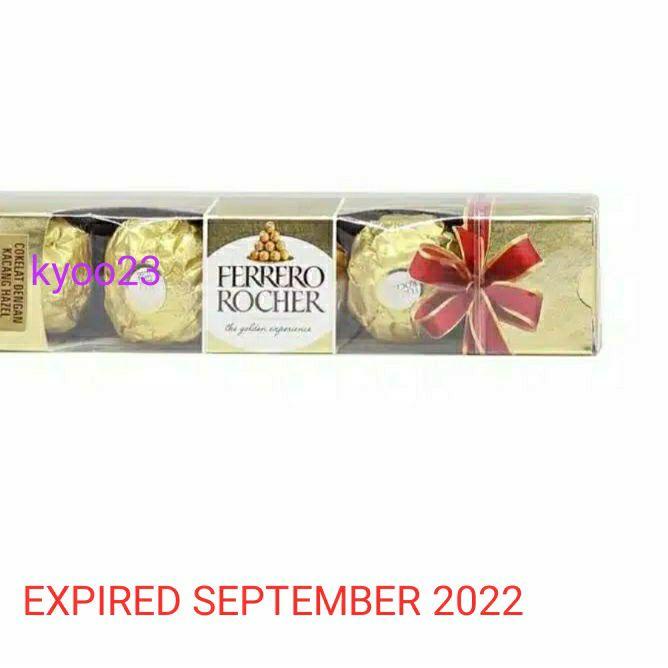 

WF6♧ Ferrero Rocher T-3 T3 T 3 T-5 T5 T 5 coklat isi 3 isi 5 EXPIRED AGUSTUS 2022 Recommended