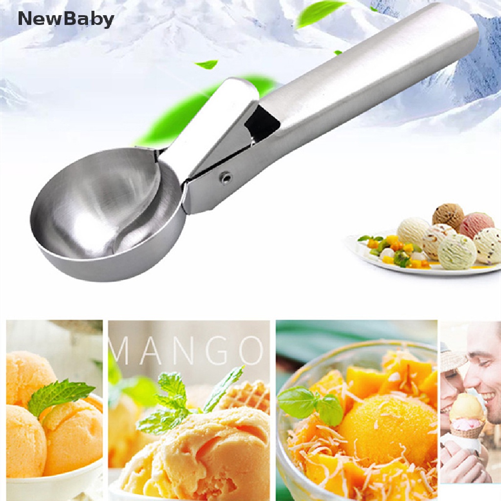 Sendok scoop Es Krim mash Potato Bahan Stainless Steel Untuk Dapur