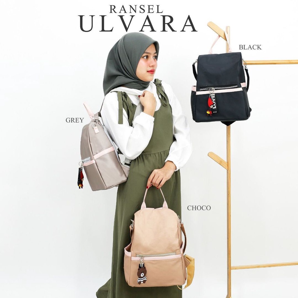TAS RANSEL ULVARA WANITA - TAS SEKOLAH ANAK - TAS TAMASYA - TAS TERKINI 2021 - TAS KOREA WANITA