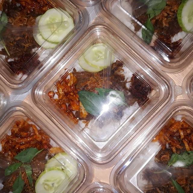 

Nasi empal geprek (beli 3 gratis cincau 3) PO 1hari