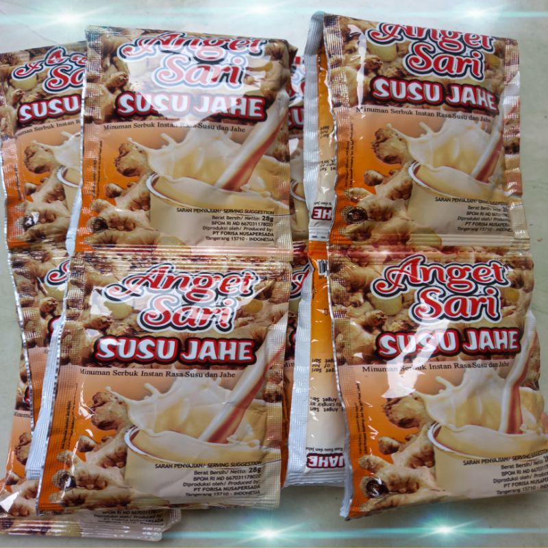 

anget sari susu jahe serenceng isi 10 sachet