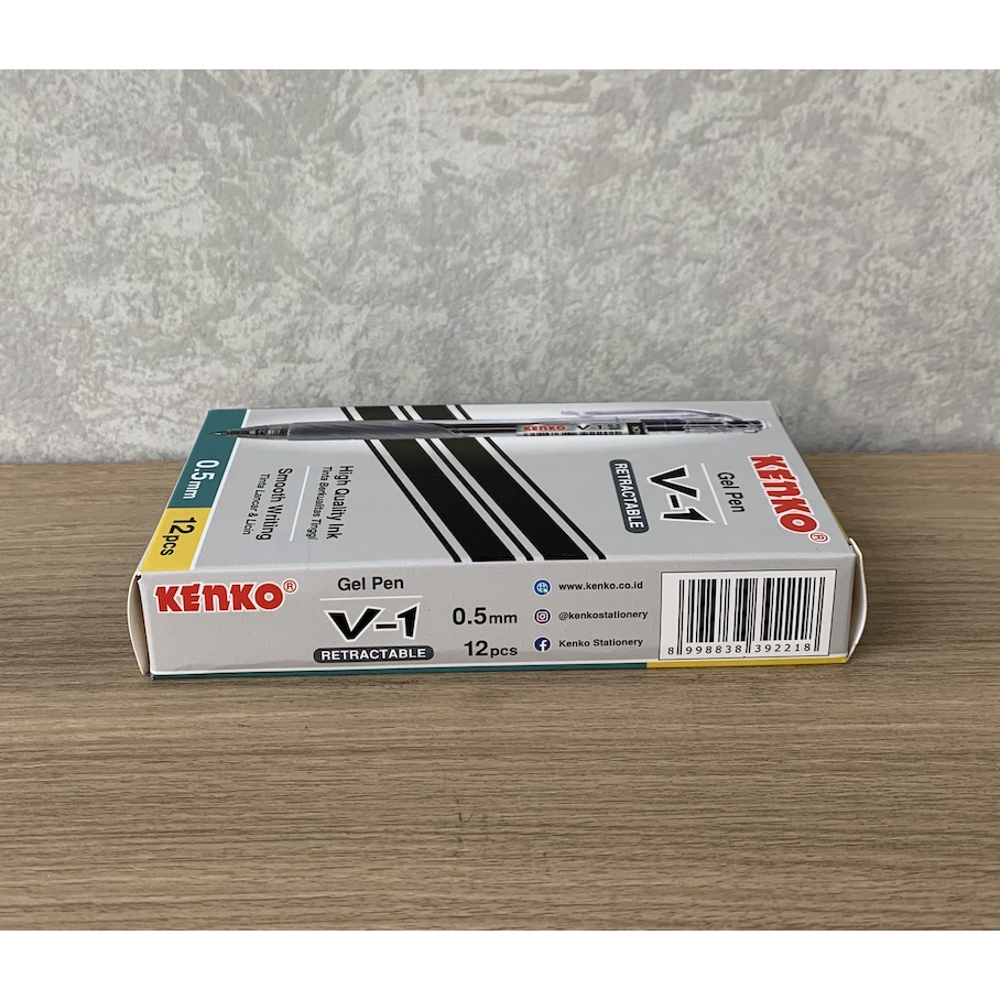 

Pulpen Kenko Gel Pen V-1 0.5mm