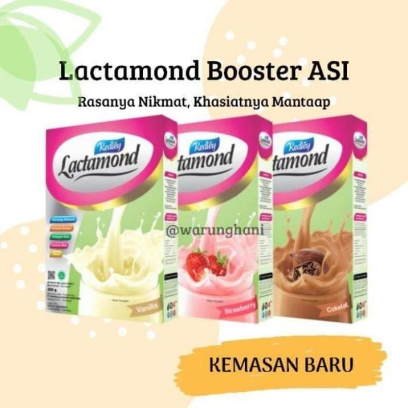 LACTAMOND SUSU  PELANCAR ASI BOOSTER ASI KACANG ALMOND