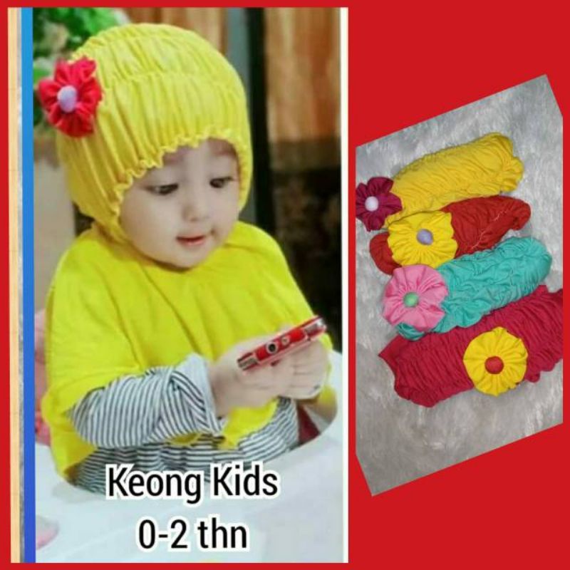 kerudung bayi 0 6 bulan 1 2 tahun HIJAB SMOCK Kerudung anak bayi hijab bayi jilbab anak bayi jilbab 