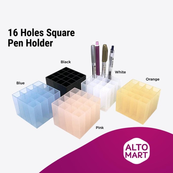 

Gaya 16 Holes Pen Pencil Holder Box -Kotak Tempat Pensil Pulpen Alat Tulis Sale!!!