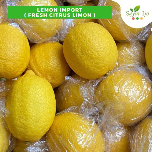 

Lemon Kuning Import China RRC 450 - 500 Gram Fresh Lime Sayur Hijau Buah Segar