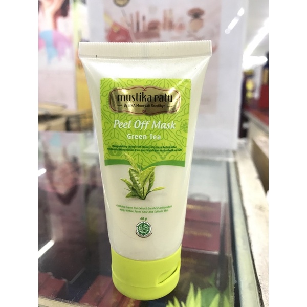 Mustika Ratu peel off mask green tea