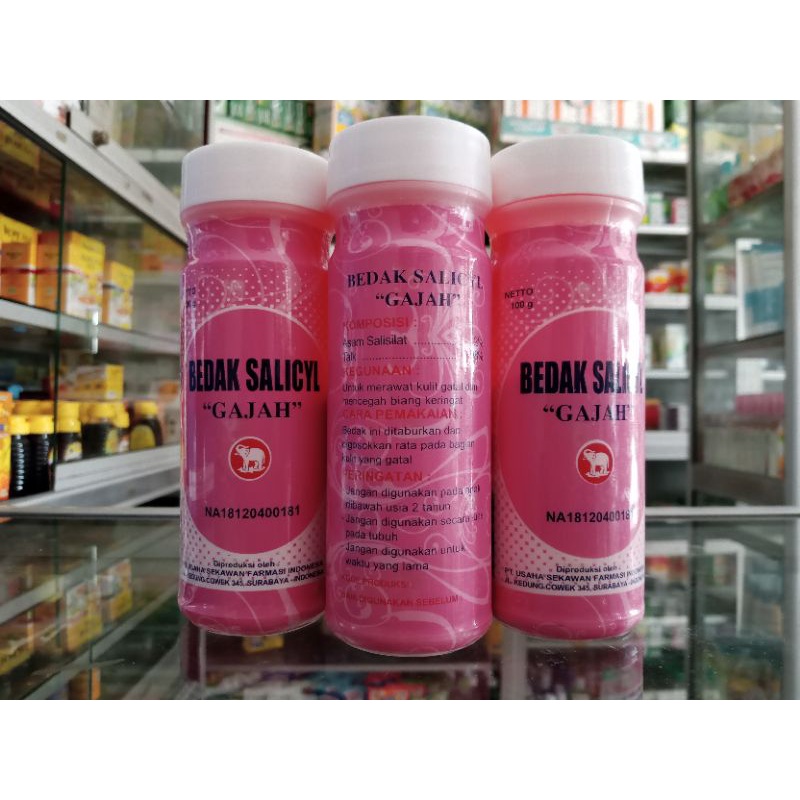 Bedak Salicyl Gajah 100gr