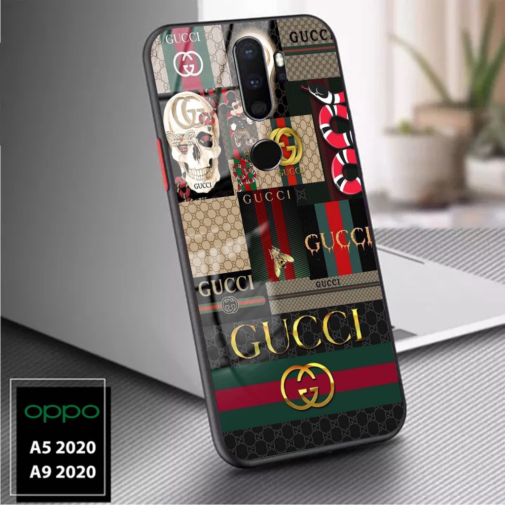 Softcase Glass Kaca Oppo A5 2020 A9 2020 [FC25] Motif Oppo A5 2020 - Casing Hp Oppo A5 2020 A9 2020 