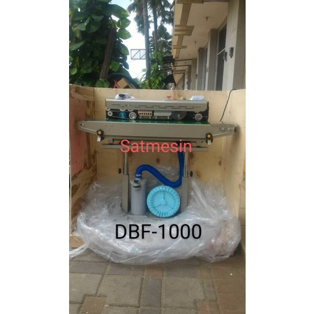 mesin DBF-1000 continuous band Sealer +angin getra penyegel plastik dbf-1000