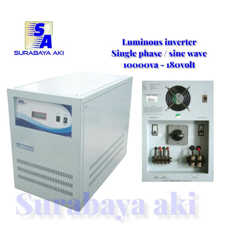 Luminous Single Phase Inverter 10000va 180V 10000 VA Sine Wave UPS 180V0LT