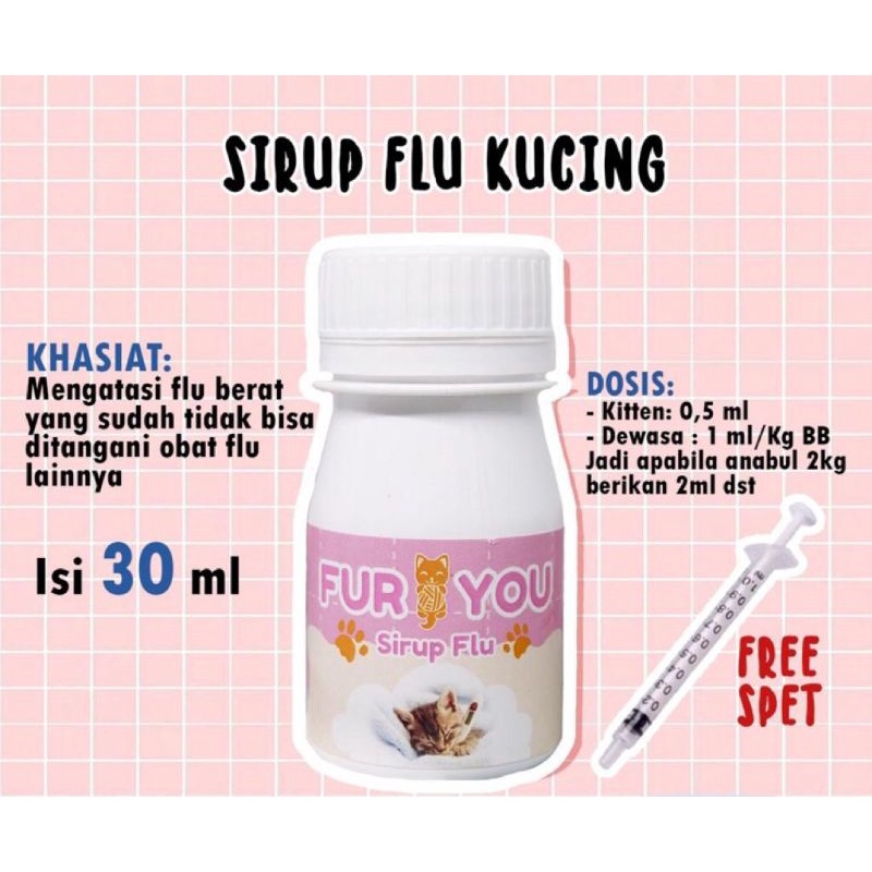 obat sirup flu kucing