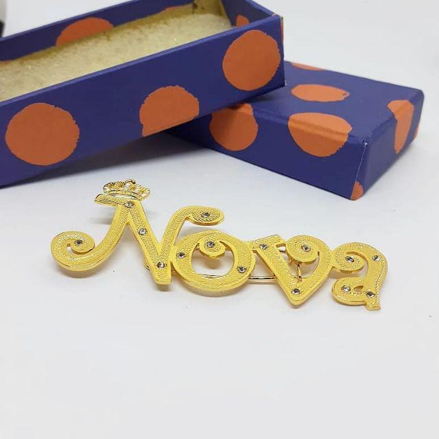 BROS NAMA CUSTOM GOLD/SILVER 24k ANTI KARAT-Seperti nova