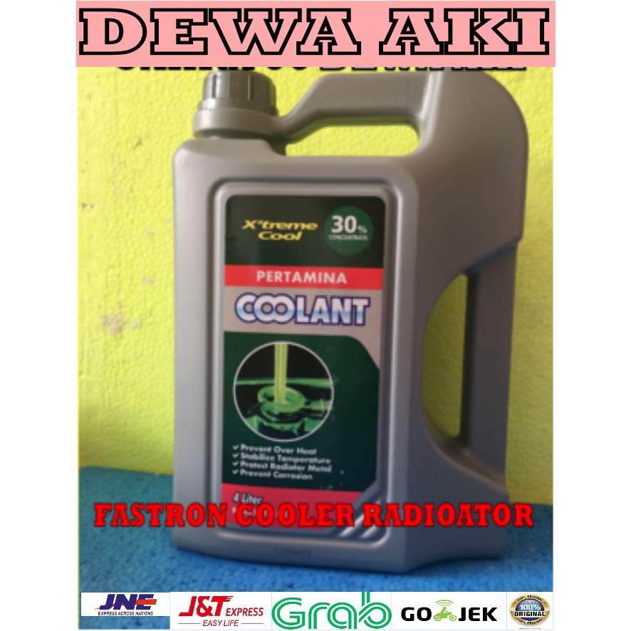 Air Radioator Pertamina Coolant 30 persen concentrate pendingin radiator mobil kemasan 4 Liter