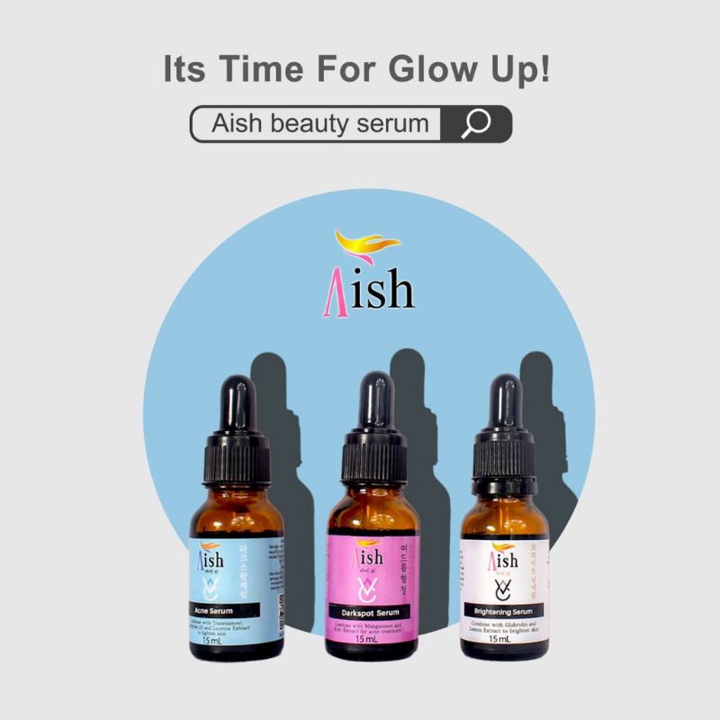 AISH SERUM KOREA 12 PCS ( BEBAS PILIH VARIAN SERTAKAN DICATATAN )