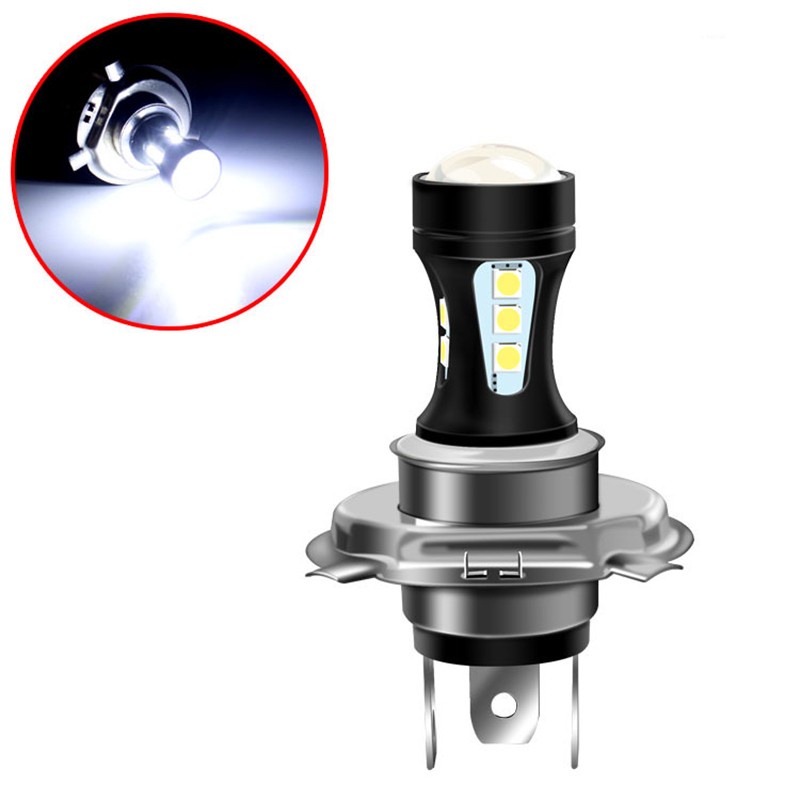 Lampu Sorot Kabut Depan LED H4 12V 6000K Warna Putih Untuk Mobil Truk Traktor Trailer Offroad