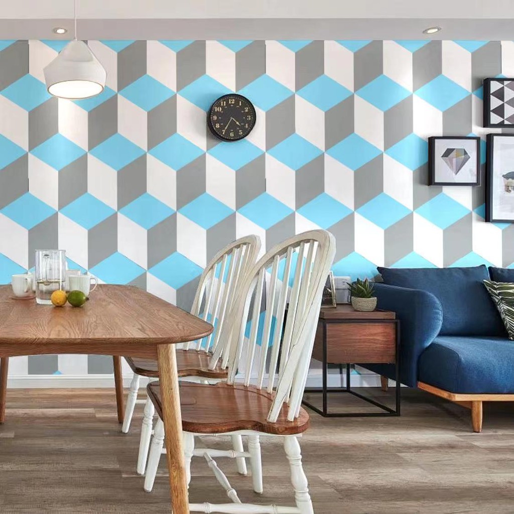 Wallpaper Sticker Dinding KUBUS 3D